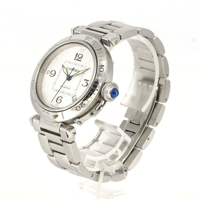 卡地亞 Pasha W31031H3 不鏽鋼自動腕錶-1