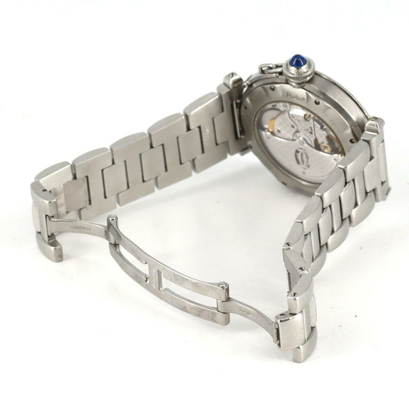 卡地亞 Pasha W31031H3 不鏽鋼自動腕錶-5