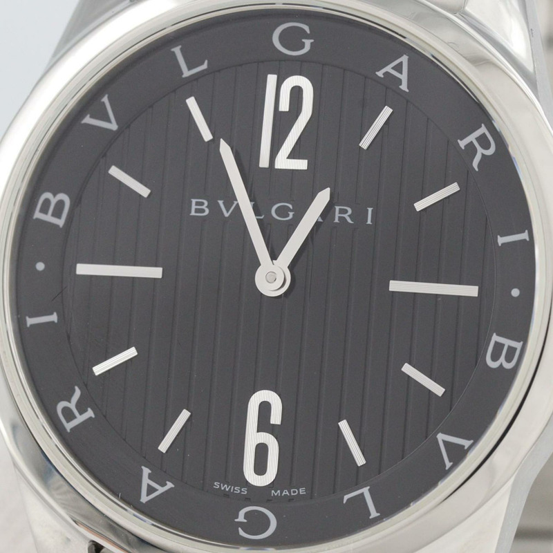 寶格麗 Solotempo ST37S ST37BSS 不鏽鋼石英錶-5