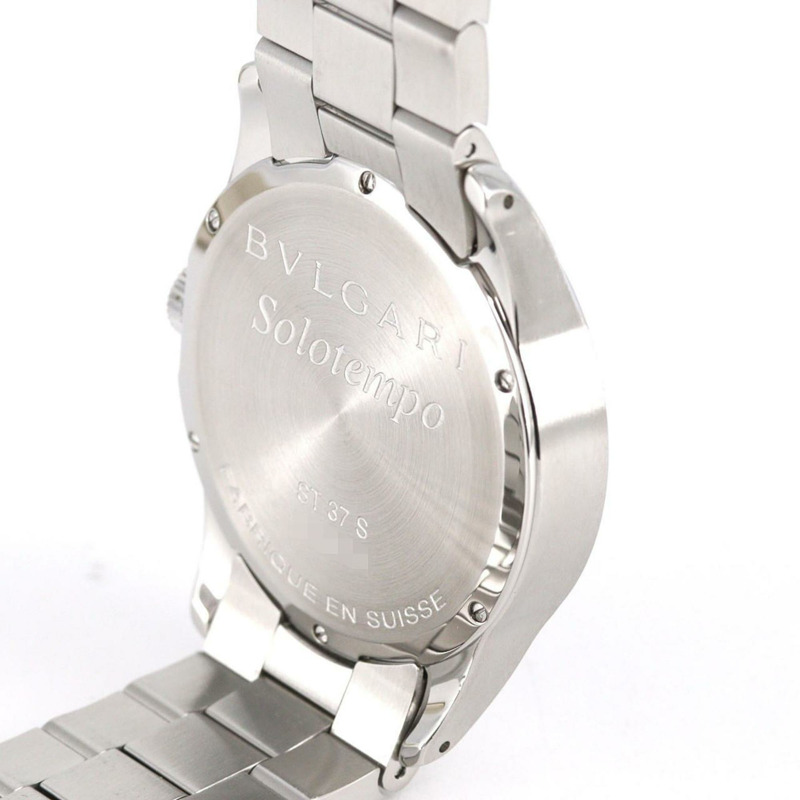 寶格麗 Solotempo ST37S ST37BSS 不鏽鋼石英錶-6