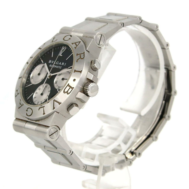 寶格麗 Diagono Sport Chronograph CH35SAUTO CH35BSSD AT SS 自動腕錶-1