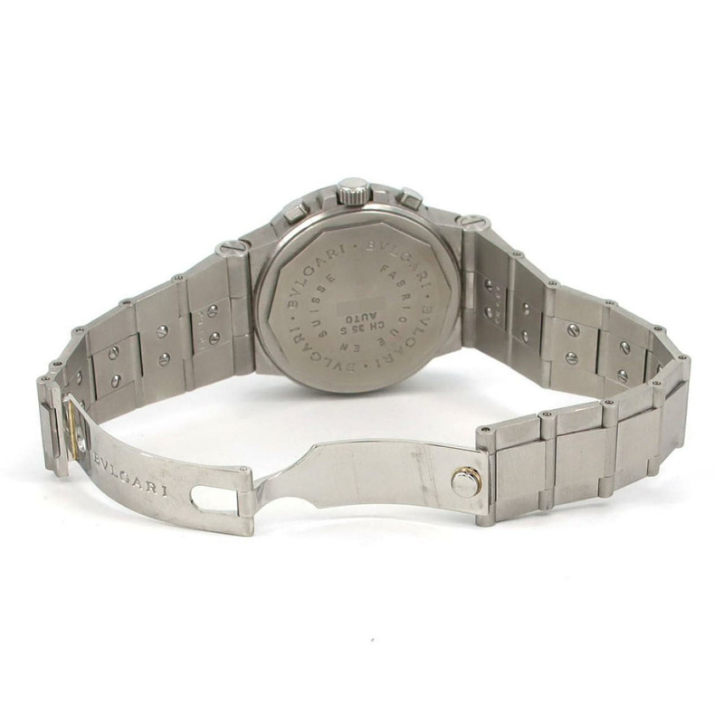 寶格麗 Diagono Sport Chronograph CH35SAUTO CH35BSSD AT SS 自動腕錶-5