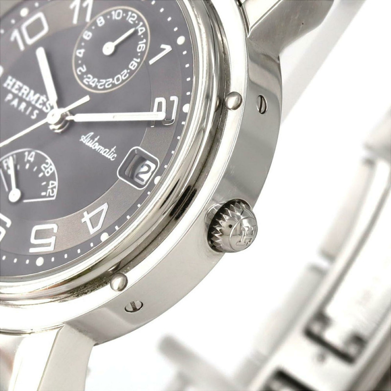 愛馬仕 Clipper-GMT 動力儲存 CL2.810 精鋼自動腕錶-2