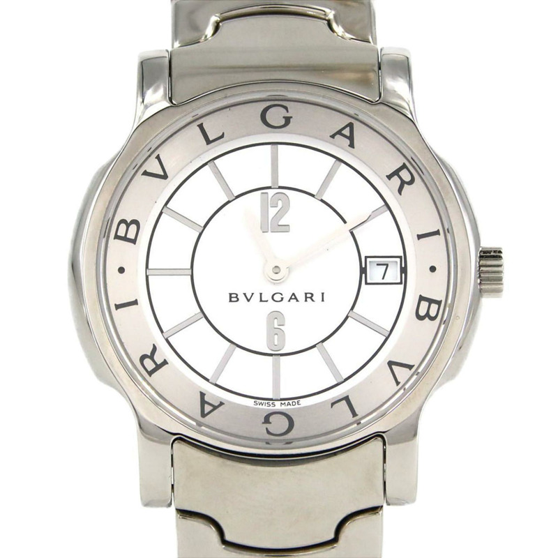 寶格麗 Solotempo ST35S ST35WSSD 不鏽鋼石英腕錶-0