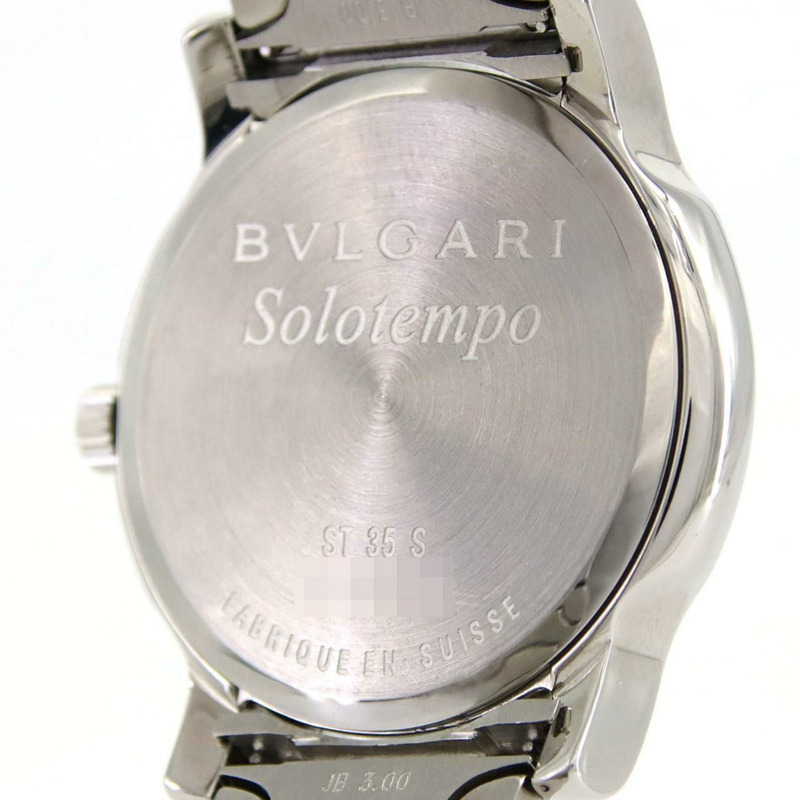 寶格麗 Solotempo ST35S ST35WSSD 不鏽鋼石英腕錶-4