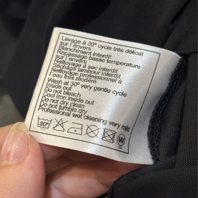 Chanel 員工 t-shirt 胸口刺繡 S碼/M碼 各1件-4