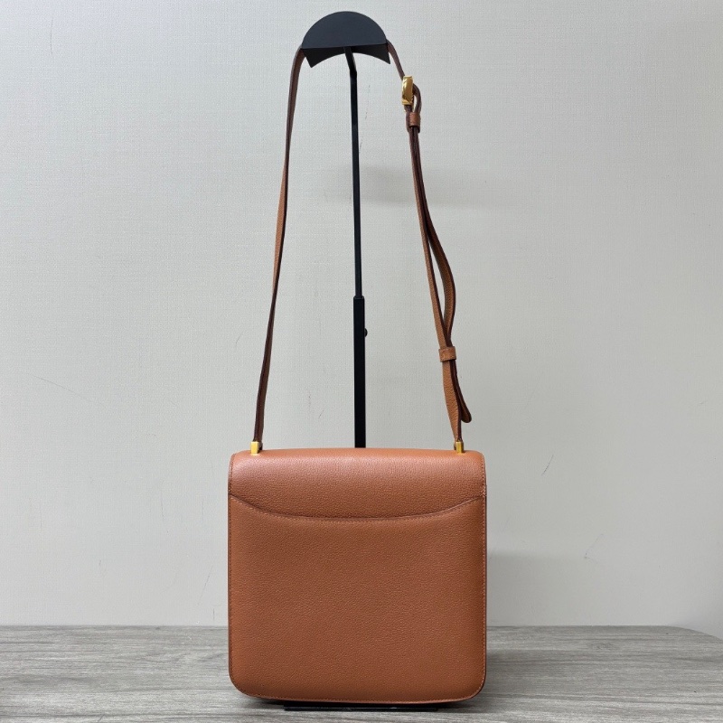 HERMES 金棕金2002-20肩背斜背包20*20*4 98新配件塵袋-6