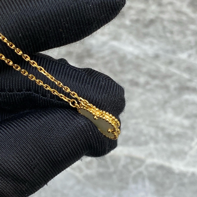 VCA/梵克雅寶中號白花項鍊18k黃金 附件無-2