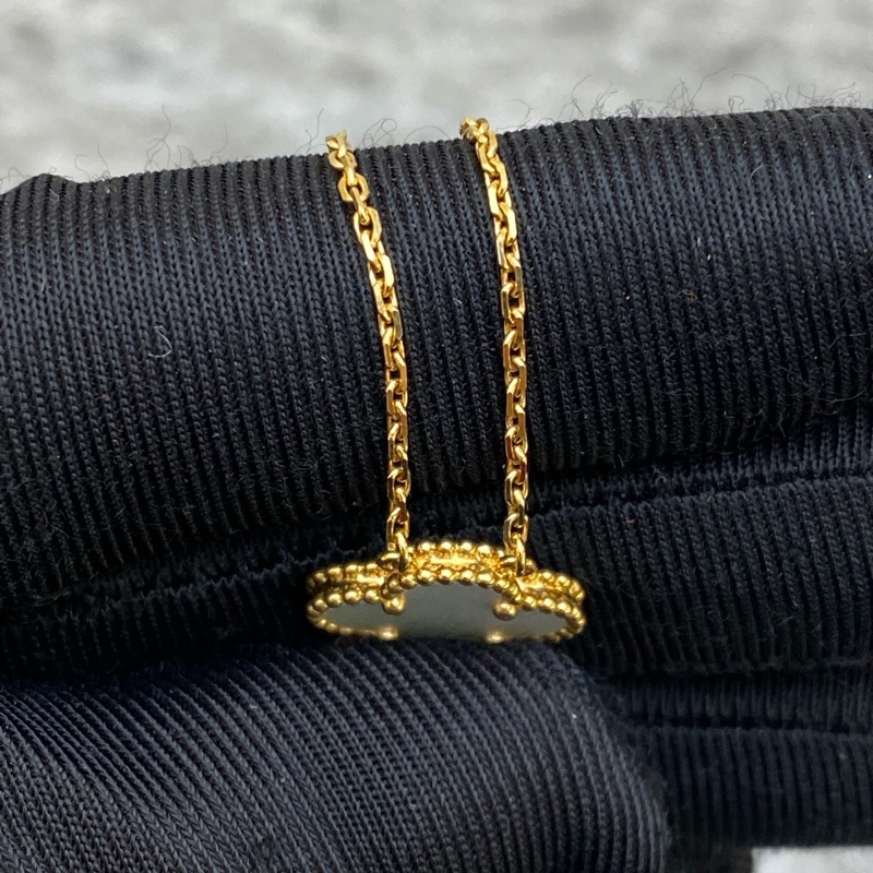 VCA/梵克雅寶中號白花項鍊18k黃金 附件無-5