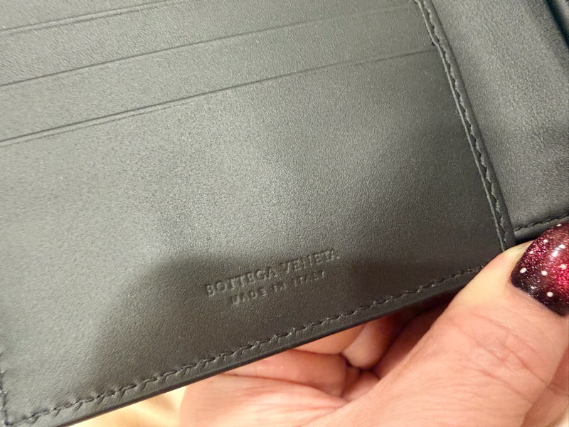 BOTTEGA VENETA經典編織對折短夾-4