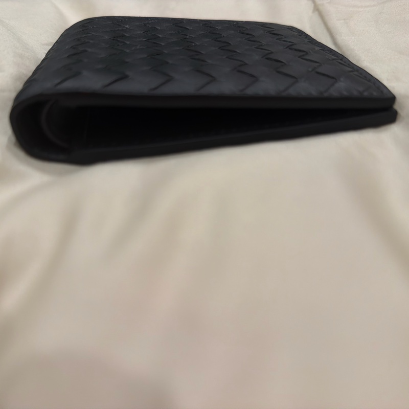 BOTTEGA VENETA經典編織對折短夾-5