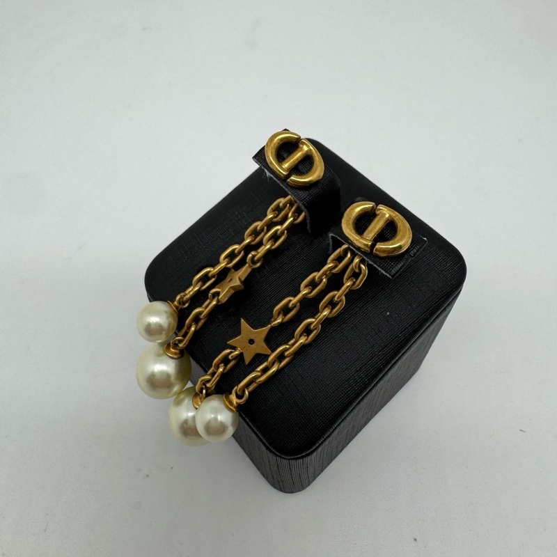 【95新✨ 全網最低價！】Dior 耳環 Full Set（下單前先詢問庫存❗️）-1