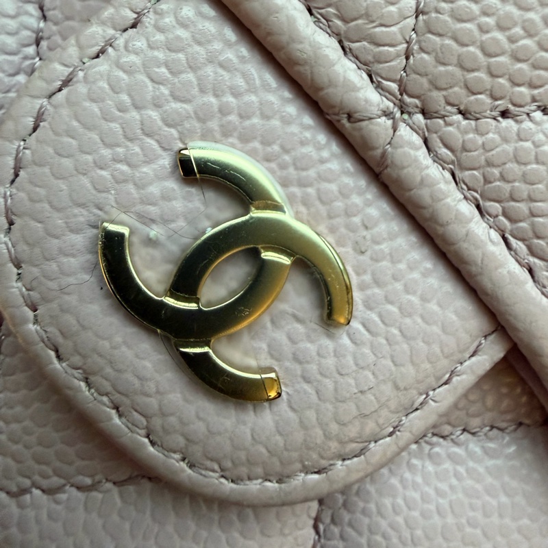 Chanel 櫻花粉三折短夾🌸超級漂亮！可遇不可求 錢包-7