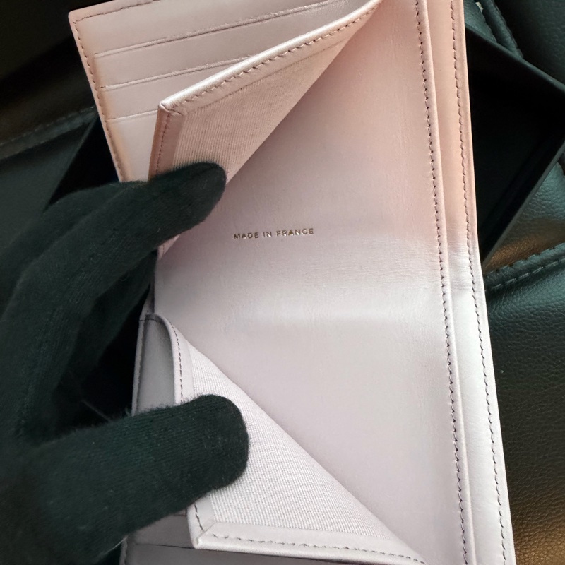 Chanel 櫻花粉三折短夾🌸超級漂亮！可遇不可求 錢包-11