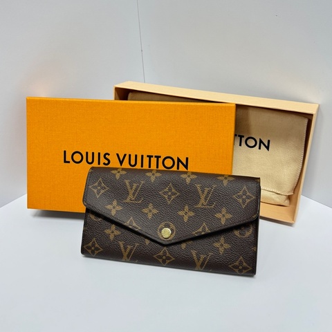 【超！級！新🎁】 LV M62236 Sarah 最新晶片款 經典老花長夾 （專櫃25,300）