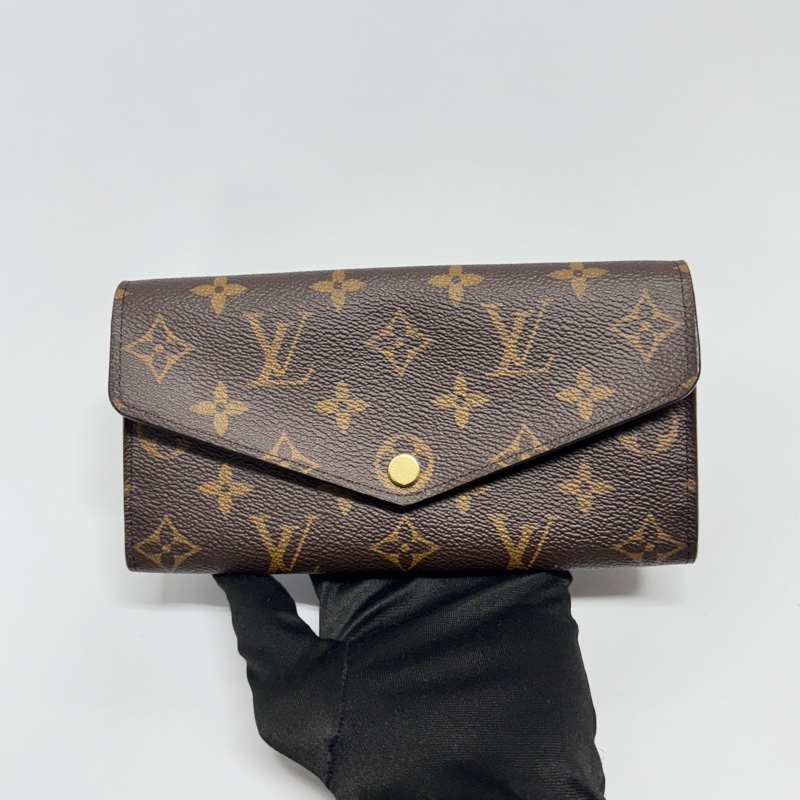 【超！級！新🎁】 LV M62236 Sarah 最新晶片款 經典老花長夾 （專櫃25,300）-4