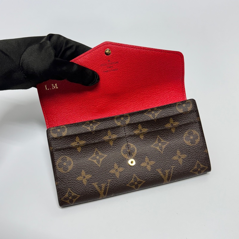【超！級！新🎁】 LV M62236 Sarah 最新晶片款 經典老花長夾 （專櫃25,300）-6