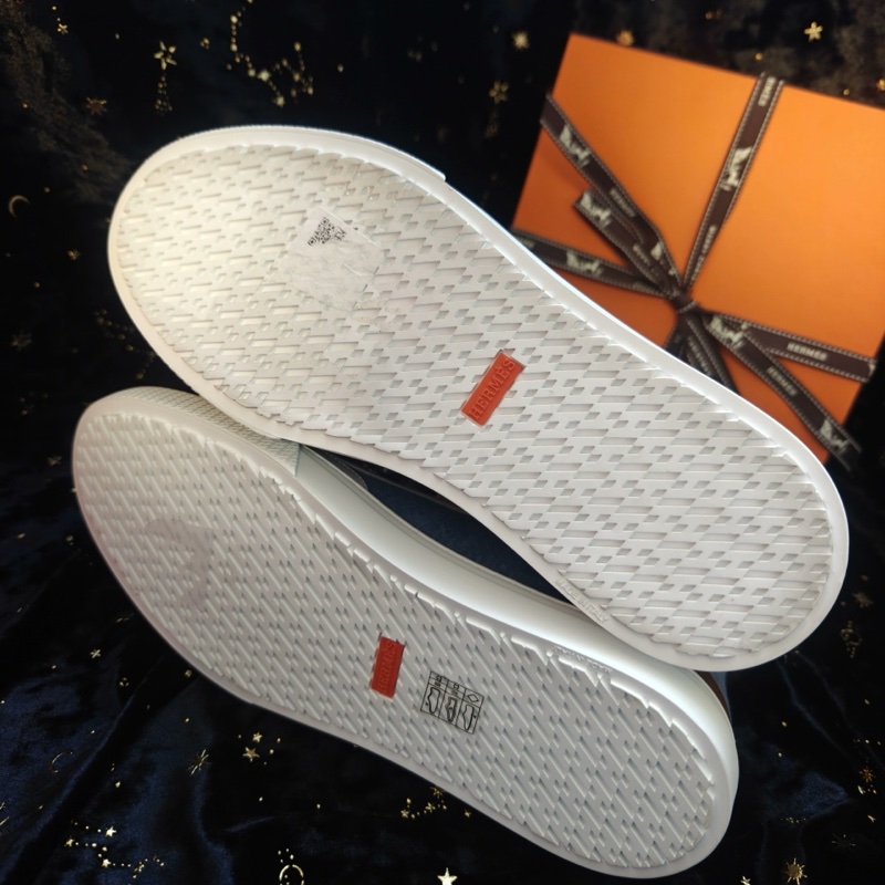 閒置未使用 Hermes休閒鞋愛馬仕牛仔色高幫Get up休閒鞋 42碼-6