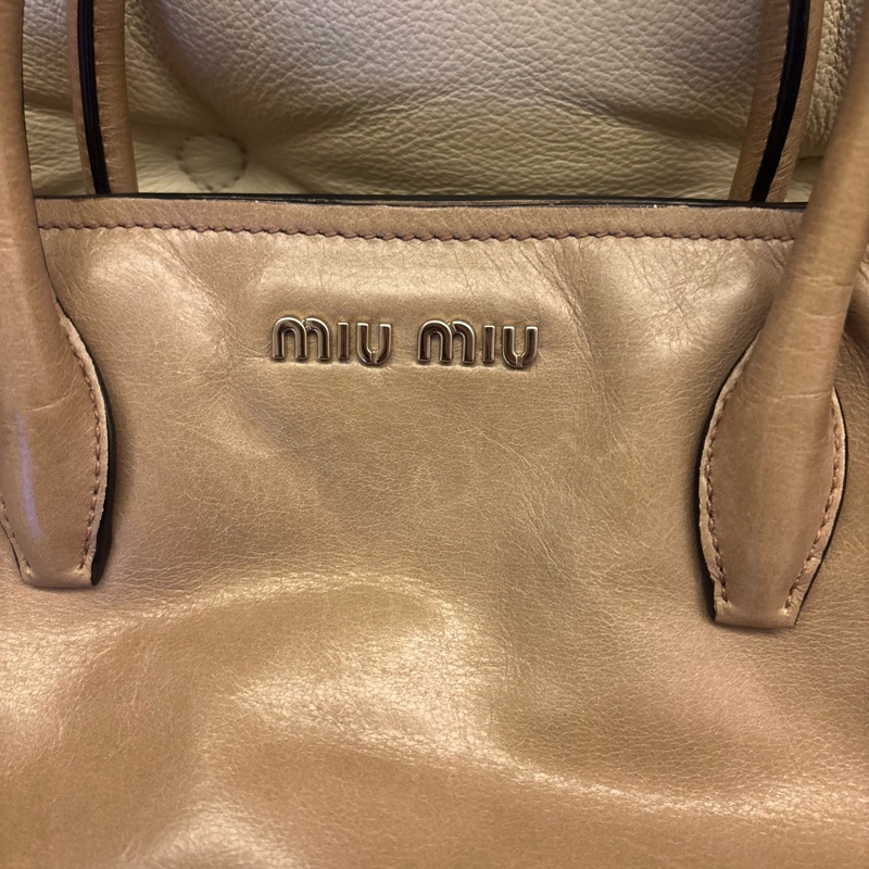 Miu Miu 手袋 油蠟皮 可手挽 側孭or crossbody-7