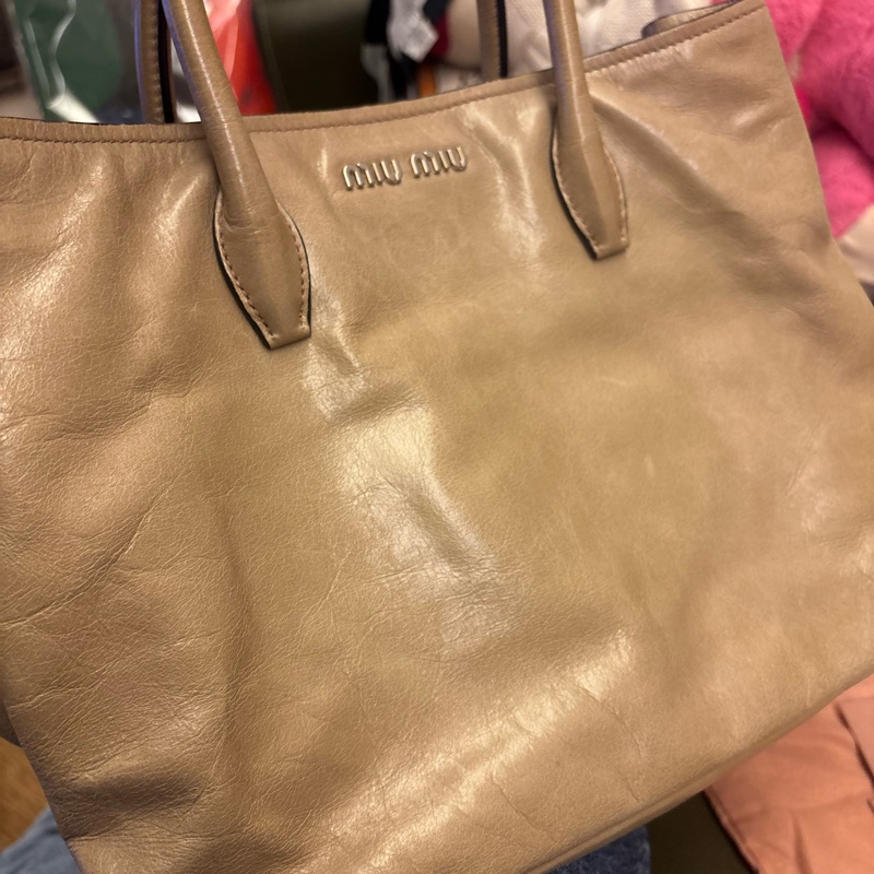 Miu Miu 手袋 油蠟皮 可手挽 側孭or crossbody-22