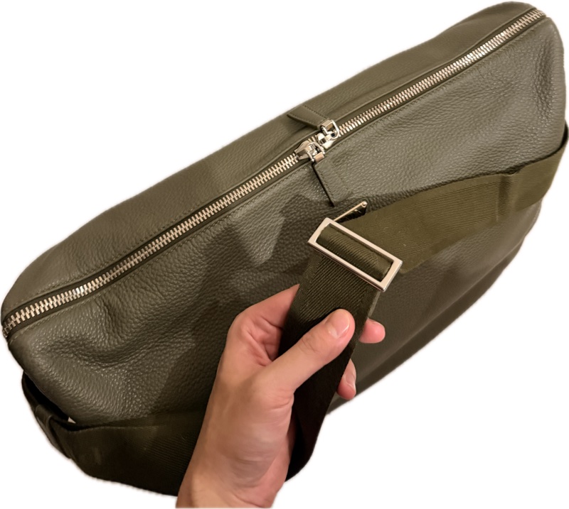 Prada皮革肩背袋 墨綠色 貨號2VH182-4