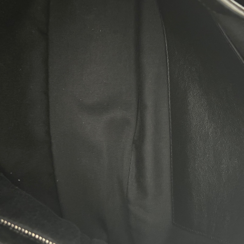 YSL聖羅蘭 Niki黑銀油蠟皮鏈條包大號-7