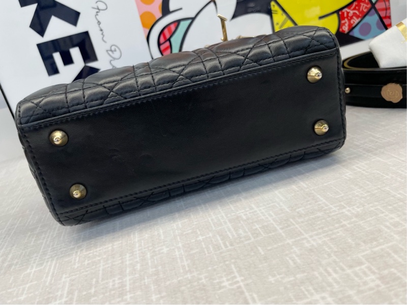 【97新✨ 全網最低價！】Dior 戴妃黑金保值款 四格（下單前先詢問庫存❗️）-5