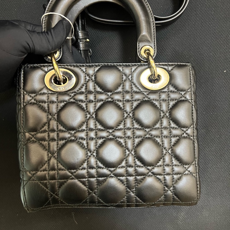 【97新✨ 全網最低價！】Dior 戴妃黑金保值款 四格（下單前先詢問庫存❗️）-3