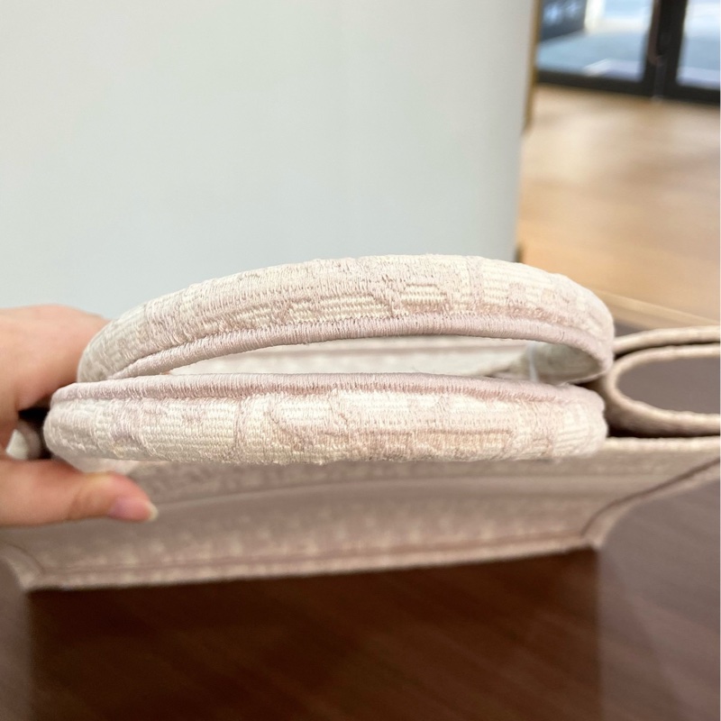 【97新✨ 全網最低價！】Dior Tote 粉色老花 中號（下單前先詢問庫存❗️）-6