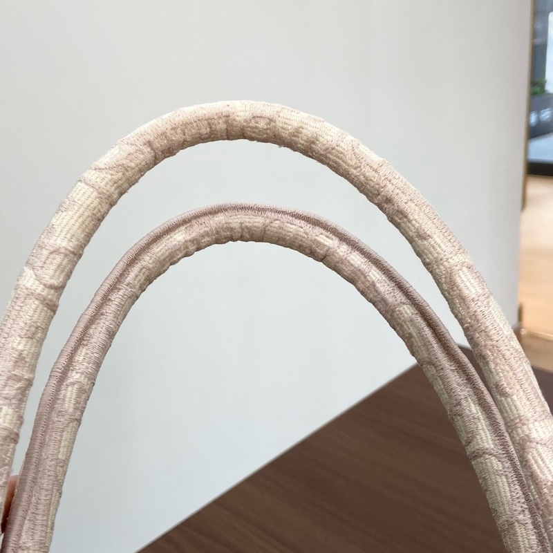 【97新✨ 全網最低價！】Dior Tote 粉色老花 中號（下單前先詢問庫存❗️）-7