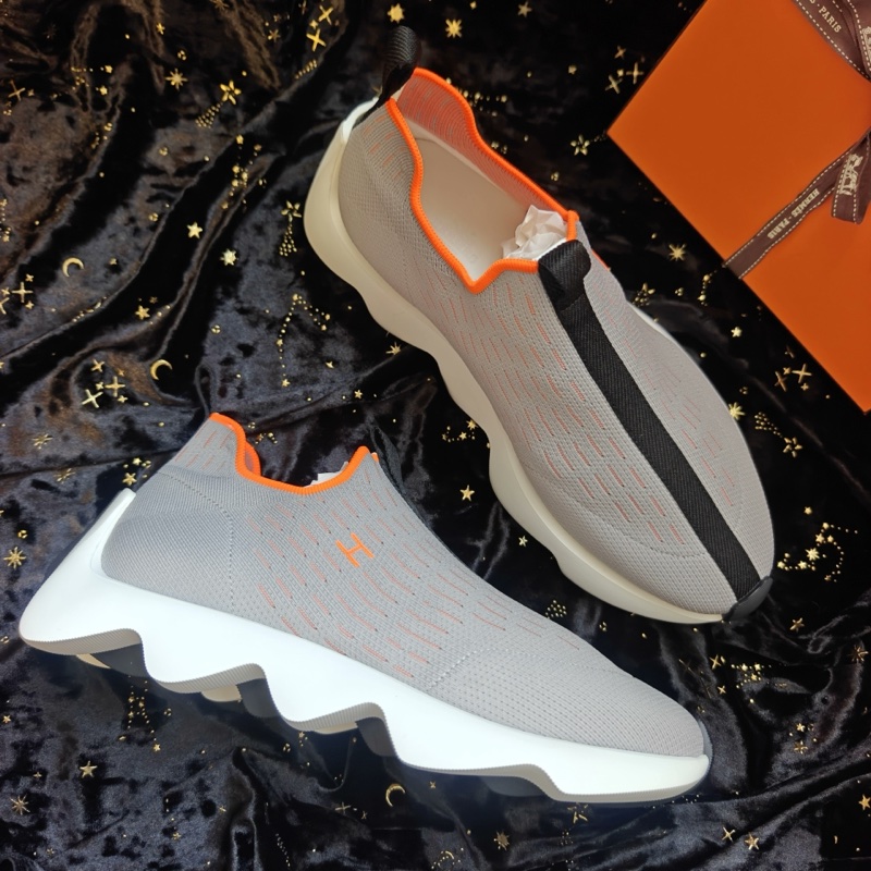 Hermes運動鞋愛馬仕Eclair灰色針織運動鞋42碼-2