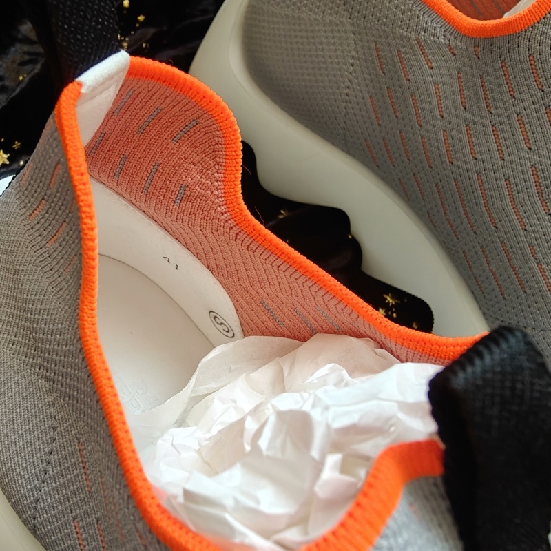 Hermes運動鞋愛馬仕Eclair灰色針織運動鞋42碼-3