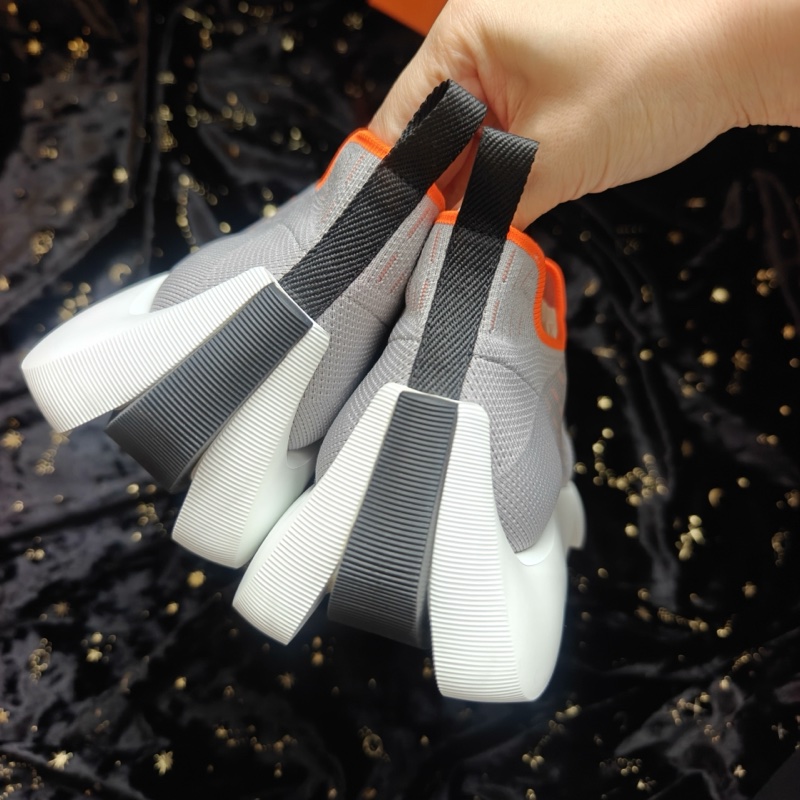 Hermes運動鞋愛馬仕Eclair灰色針織運動鞋42碼-5