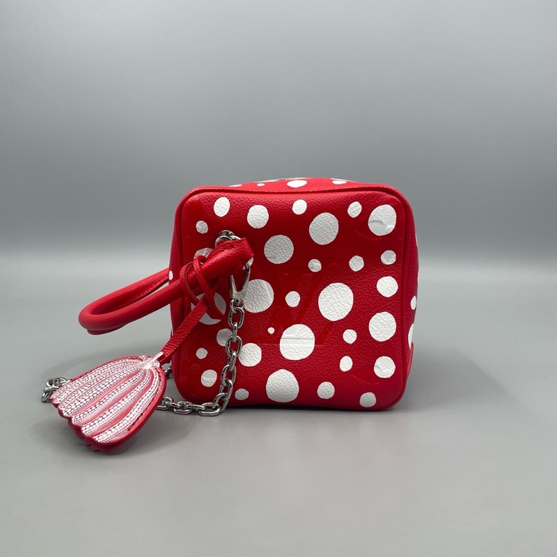 LV 路易威登草間彌生聯名款南瓜包吊墜骰子包手提包Dice-2