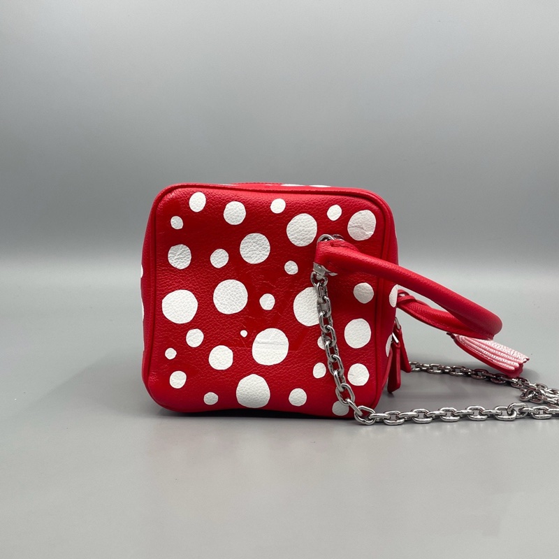 LV 路易威登草間彌生聯名款南瓜包吊墜骰子包手提包Dice-4