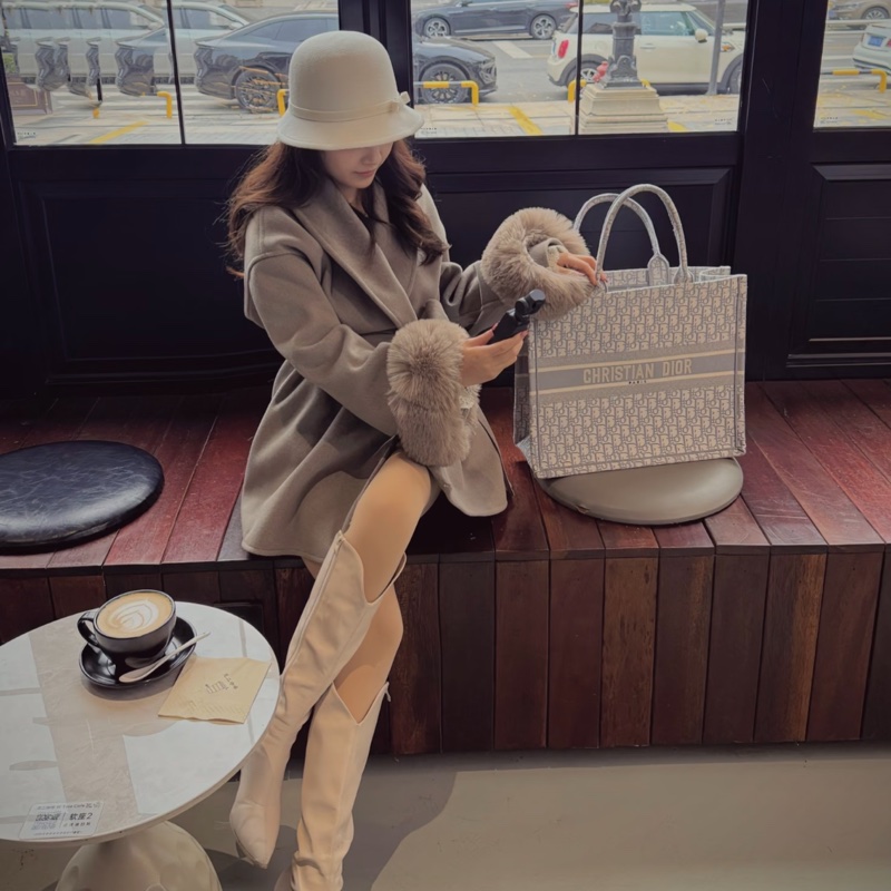 【97新✨ 全網最低價！】Dior Tote 老花 中號（下單前先詢問庫存❗️）-9