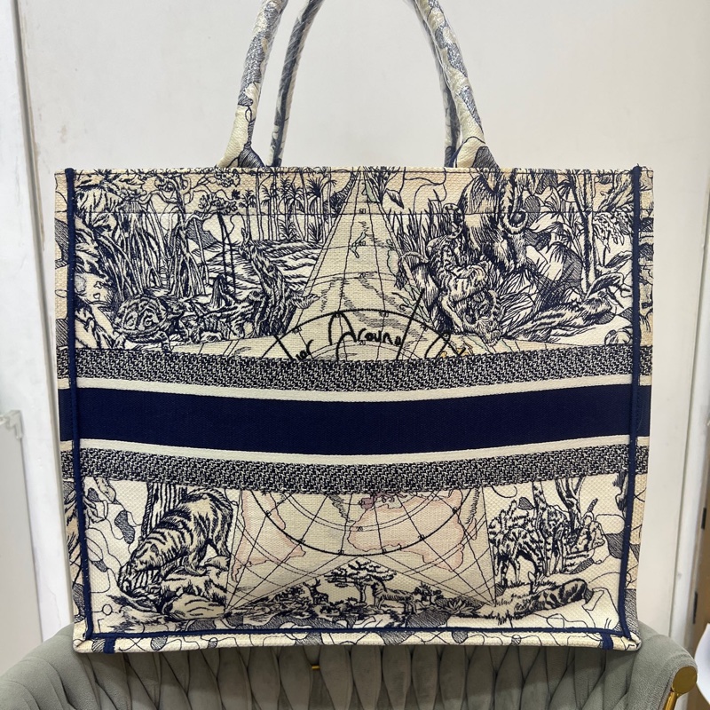 【97新✨ 全網最低價！】Dior Tote 老花 大號（下單前先詢問庫存❗️）-1