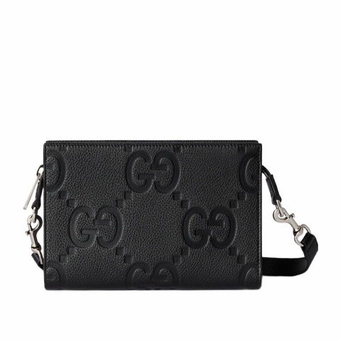 Gucci 男士 超級雙G迷你手拿包均碼碼22cm*4.5cm*15cm