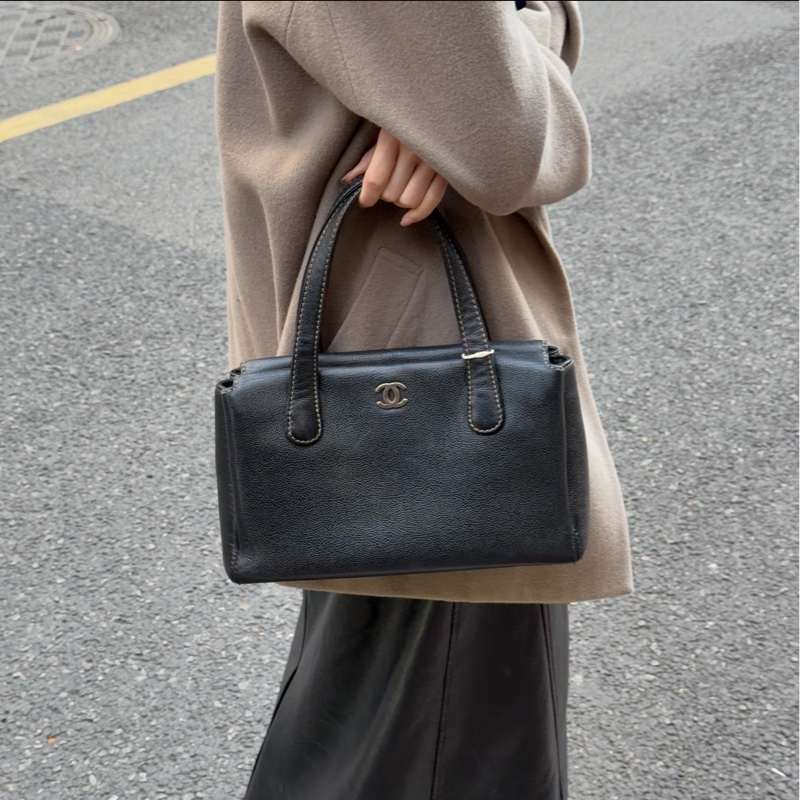 Chanel 中古 Tote 黑色 超保值-9