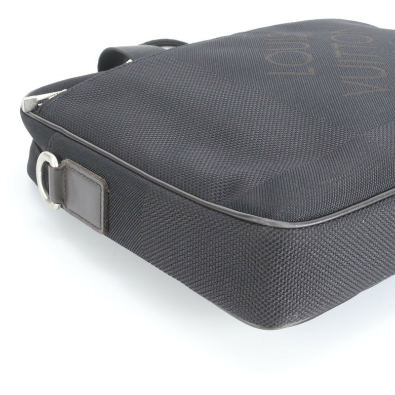 路易威登 Damier Geant Yac 皮革公事包手提包 黑色 男士-5