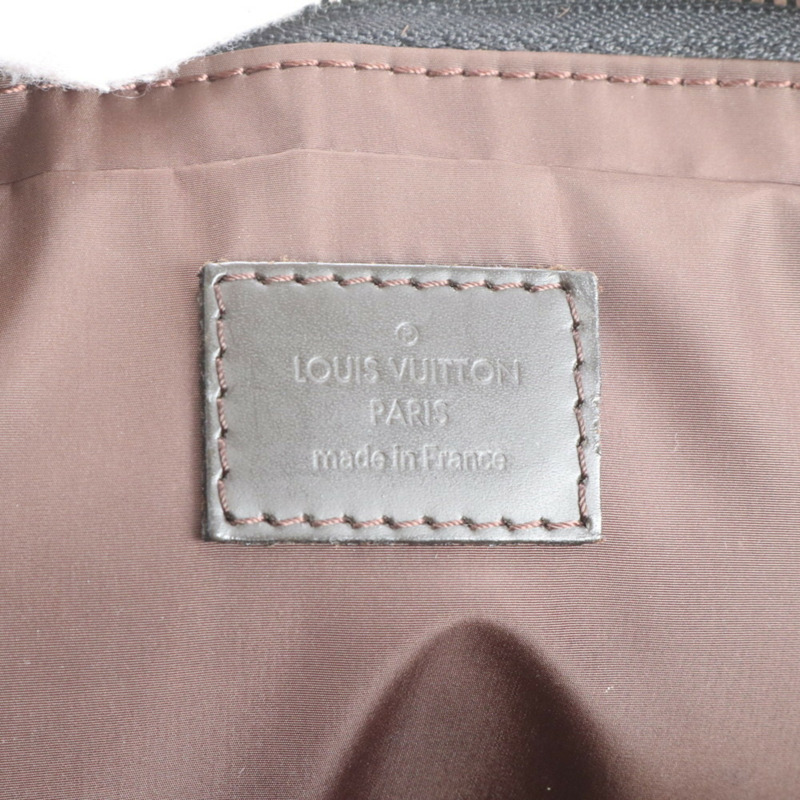 路易威登 Damier Geant Yac 皮革公事包手提包 黑色 男士-10