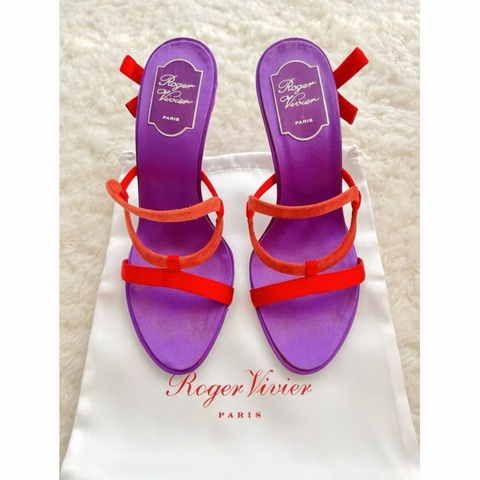 [2.6折］ Roger Vivier 世界鞋王 腳上的王冠 絕版高跟鞋 37.5