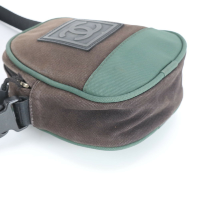 香奈兒運動可可標誌單肩包 棕色 男士-3