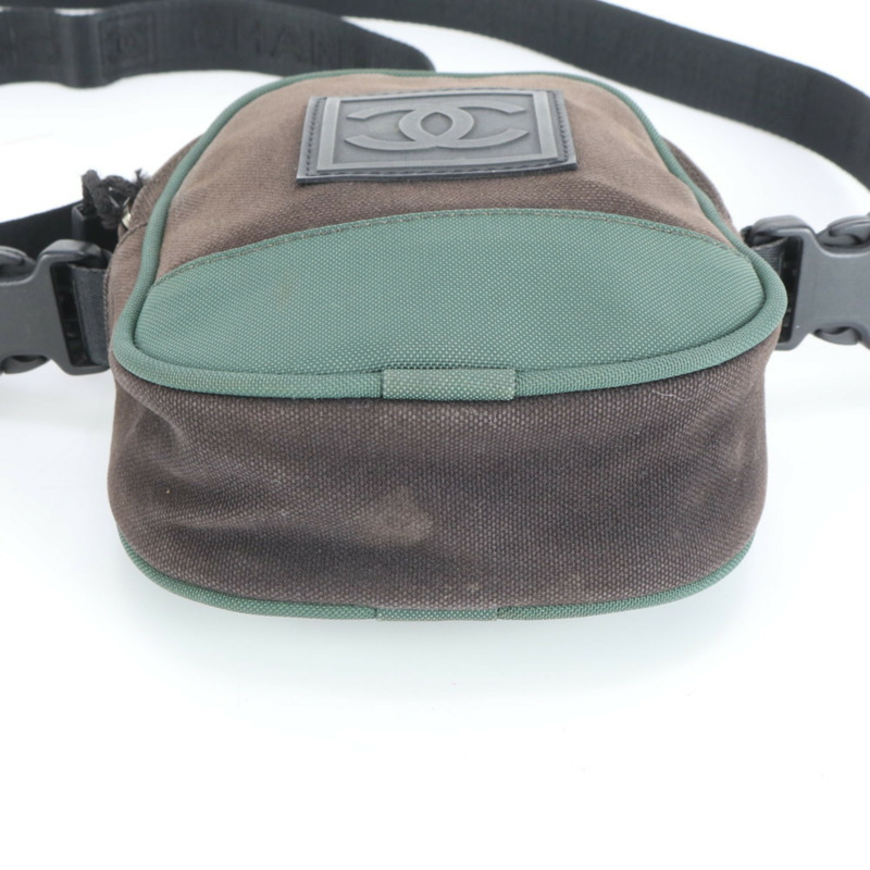 香奈兒運動可可標誌單肩包 棕色 男士-5