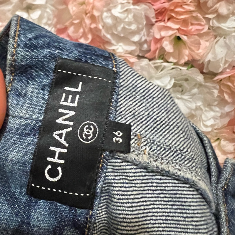 Chanel闊腿褲36碼-3