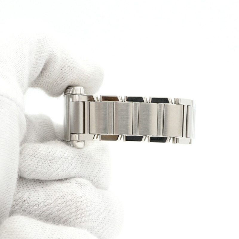 卡地亞 Tank Française SM W4TA0008 象牙色錶盤女士腕錶-5