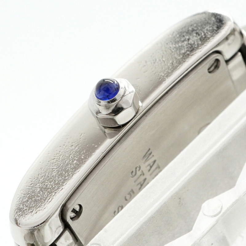 卡地亞 Tank Française SM W4TA0008 象牙色錶盤女士腕錶-8