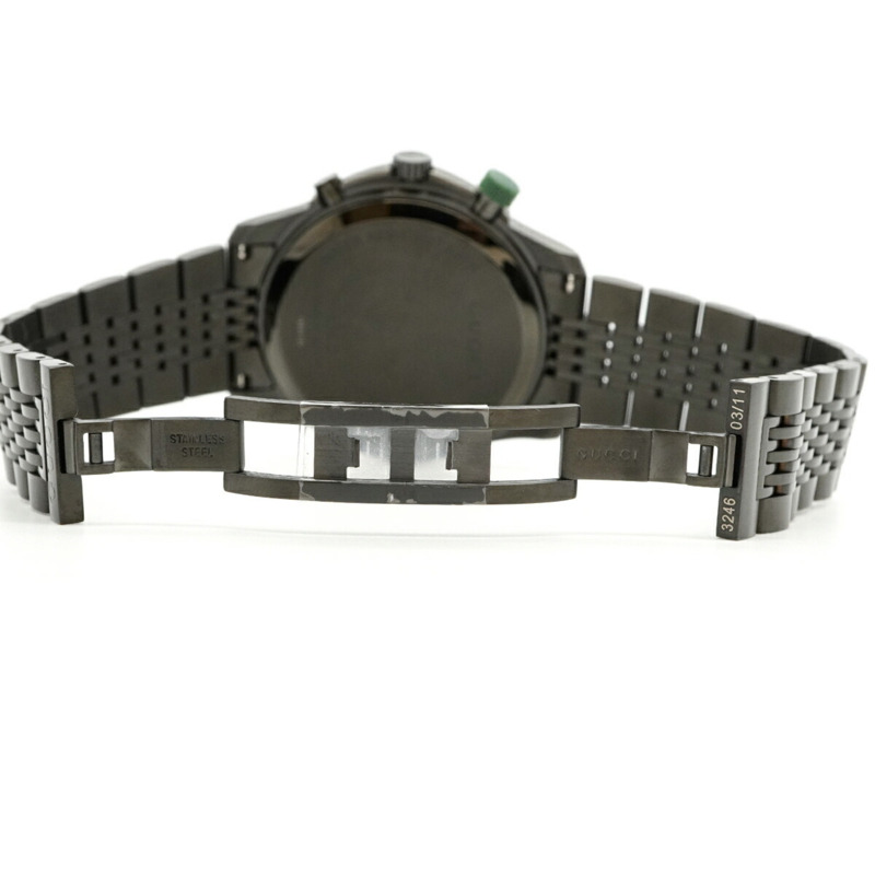Gucci G-Timeless 126.2 黑色錶盤男士腕錶-3