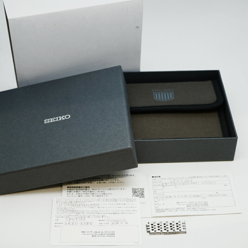 精工 King SDKS003 6R31-00D0 銀色錶盤男士腕錶-9