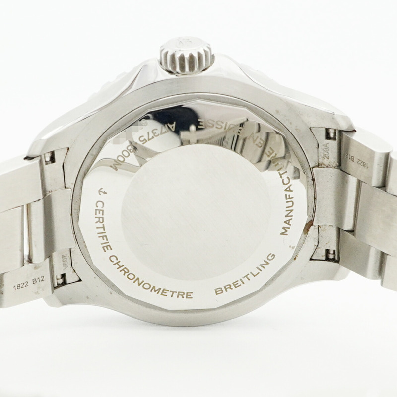 百年靈超級海洋系列 A17375 黑色錶盤男士腕錶-4